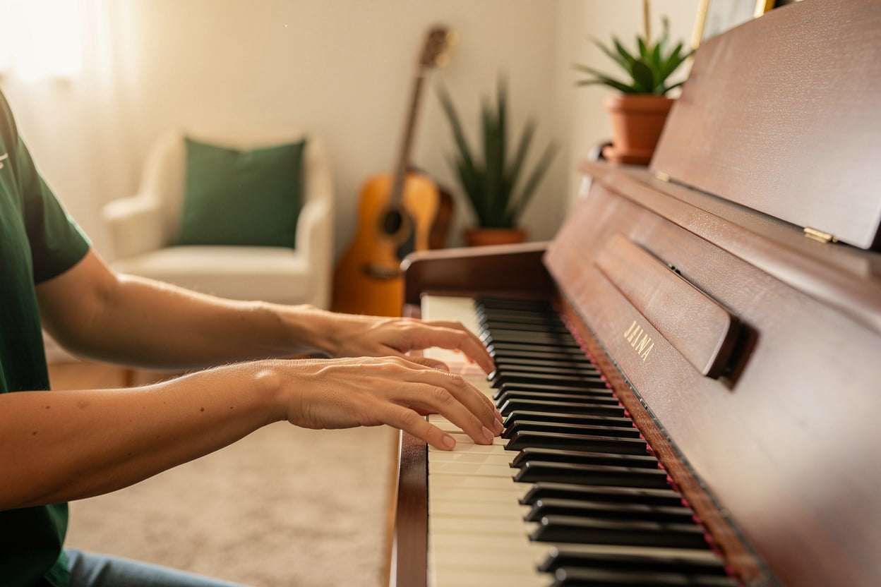 Saguaro Keys Music Studio piano lessons in Tucson, a warm home studio setting for kids and adults learning piano